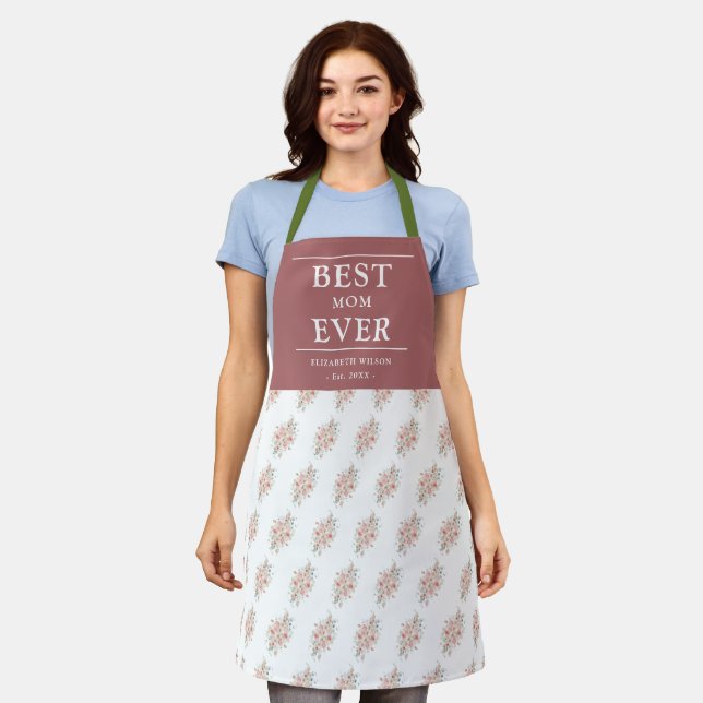 Best Mum Ever Gift Apron (Worn)