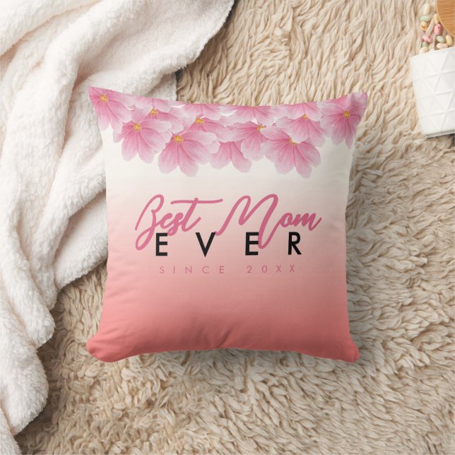Best Mum Ever Gift For Mum Throw Pillow (Blanket)
