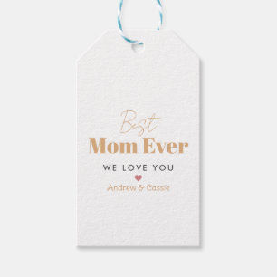 Best mum ever gift tags