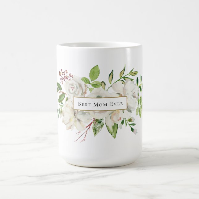 Best Mum Ever Gilded Blooms Mother's Day Gift Coffee Mug (Center)