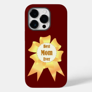 Best mum ever Golden winner award ribbon Case-Mate iPhone 14 Pro Case