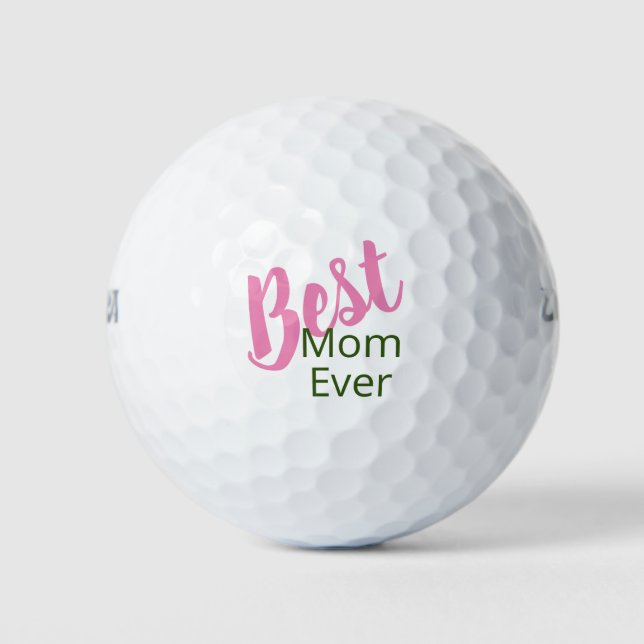 Best Mum Ever Golf Balls (Front)
