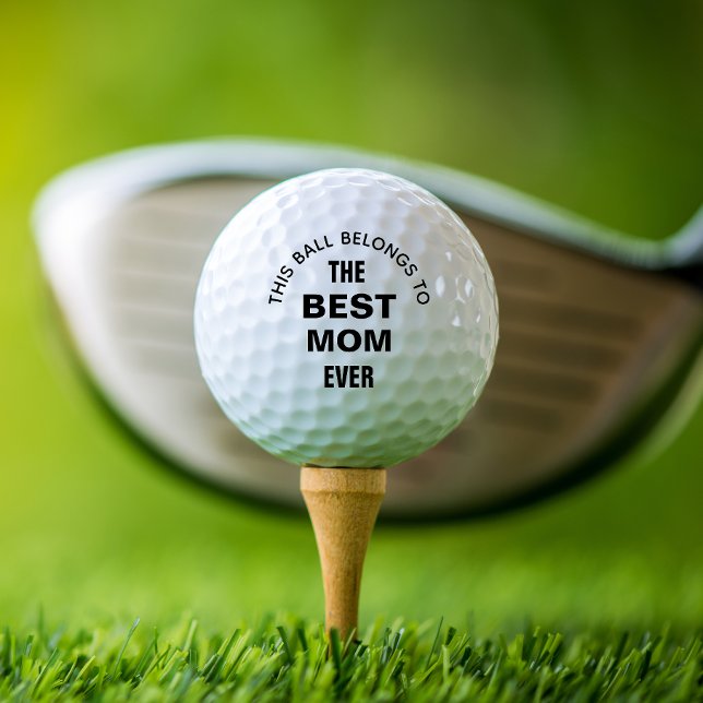 Best Mum Ever Golf Balls (Creator Uploaded)
