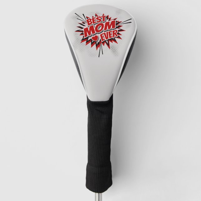 Best Mum Ever Golf Head Cover (Front)