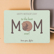 Best Mum Ever Happy Mother's Day Cards