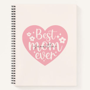 Best Mum Ever - Heart Notebook