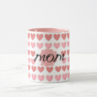 Best Mum Ever Hearts Coffee Mug