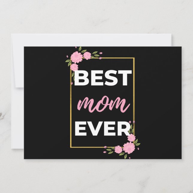 Best Mum Ever Holiday Card (Front)