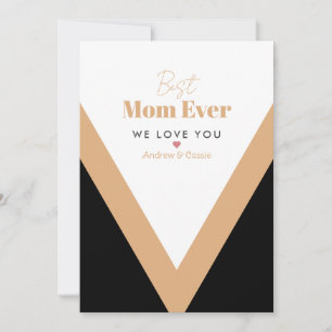 Best mum ever holiday card