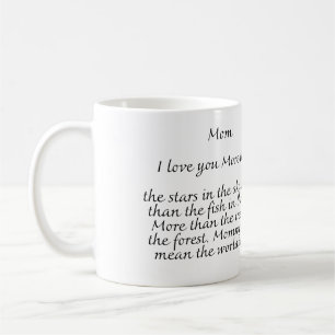best mum ever, i love you mum coffee mug