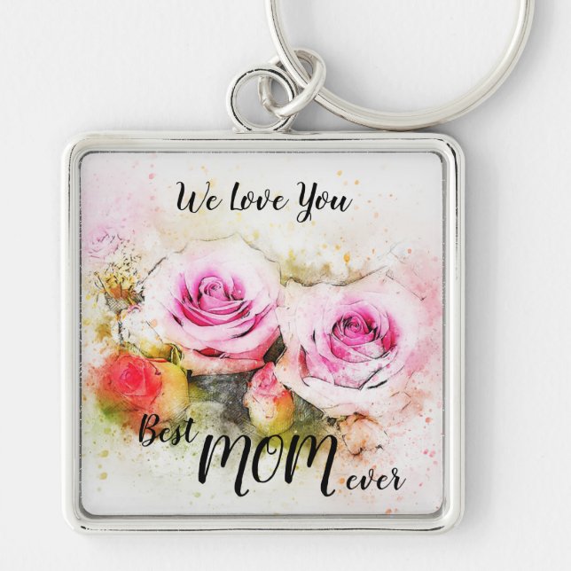 Best Mum Ever Key Ring (Front)