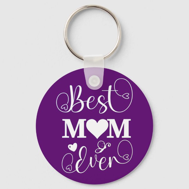 Best Mum Ever Keychain (Front)