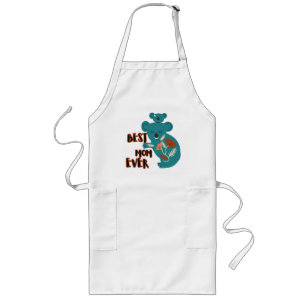Best Mum Ever Koala Mother's Day Long Apron