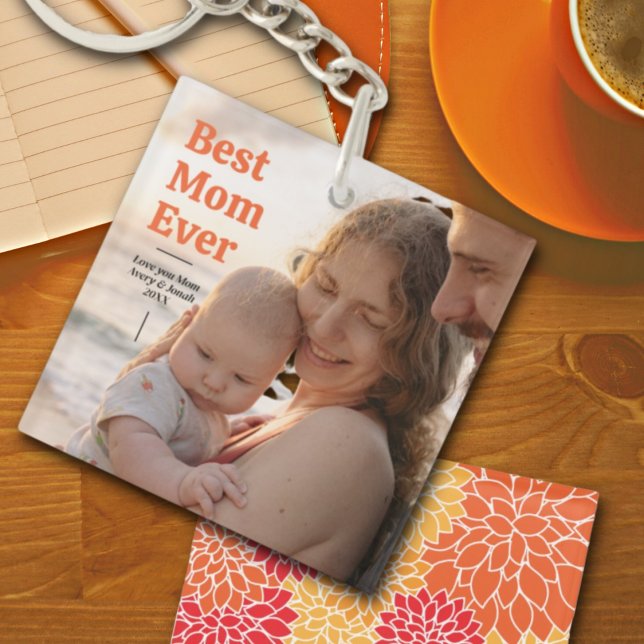 Best Mum Ever Love You Mum Mother's Day Photo Key Ring (Creator Uploaded)