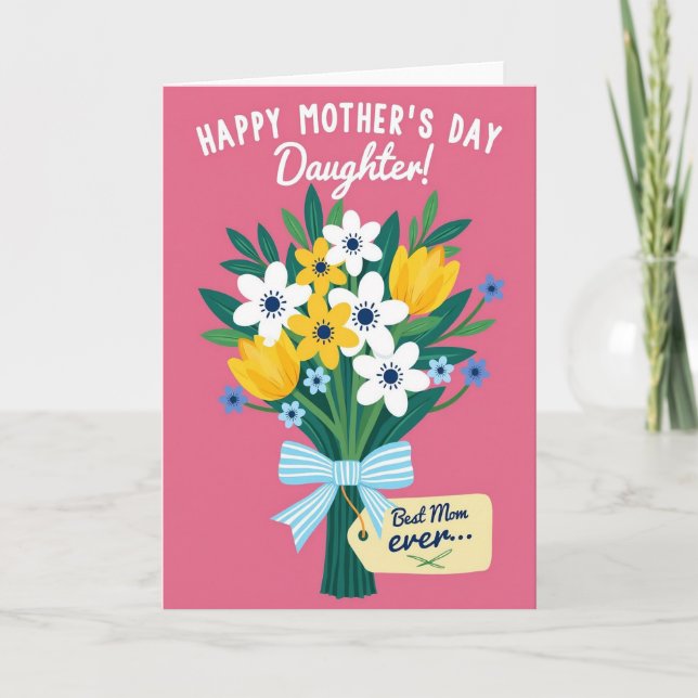 Best Mum Ever Message Card (Front)