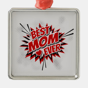 Best Mum Ever Metal Tree Decoration