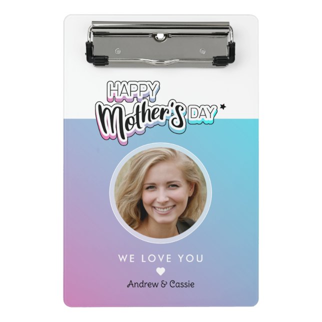 Best mum ever mini clipboard (Front)