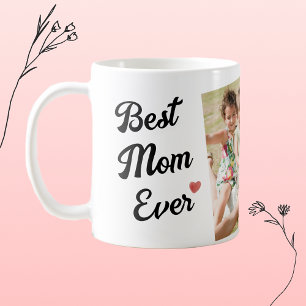 Best Mum Ever Modern Photo Coffee Mug