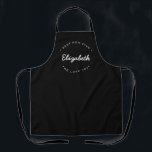 Best Mum Ever Modern Typography Personalised Apron<br><div class="desc">Show your appreciation for the best mum ever with our Modern Typography Black and White Personalised Apron! This stylish apron features bold modern typography in black and white, making a striking statement. Personalise it with your mum's name or a special message to add a heartfelt touch. Crafted with durable materials,...</div>