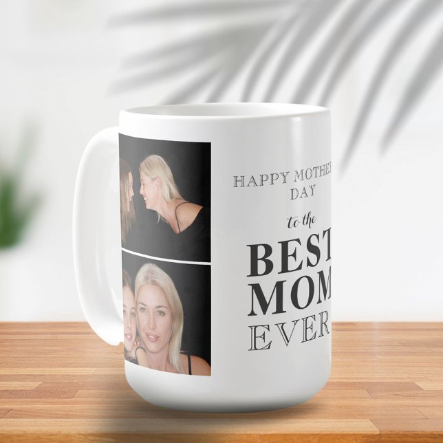 Best Mum Ever Mother`s Day 2 Photo Collage Coffee Mug (Creator Uploaded)