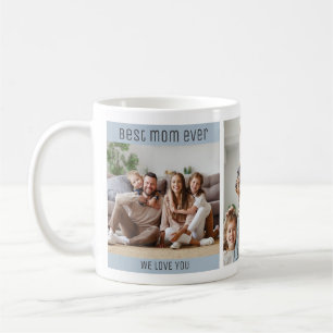 Best Mum Ever Mothers Day Dusty Blue Photo Coffee Mug
