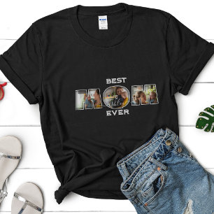 Best Mum Ever Mother's Day Gift Name 3 Photo  T-Shirt