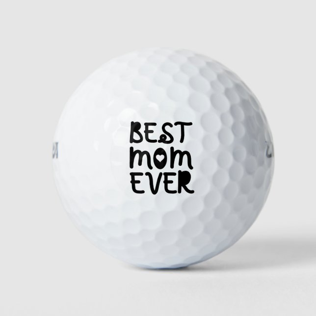 Best Mum Ever Mother's Day Golf Balls (Front)