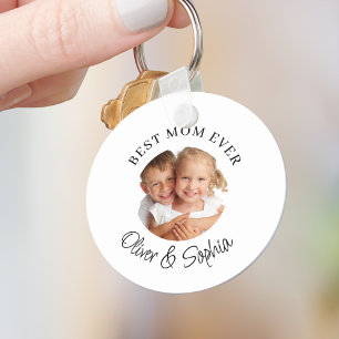 Best Mum Ever Mother's Day Photo  Key Ring