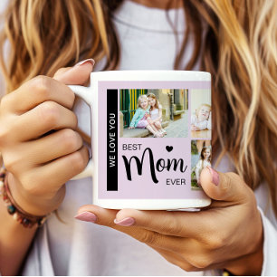 Best Mum Ever Mothers Day Photo Lilac Purple Coffee Mug