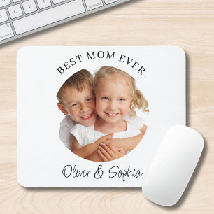 Best Mum Ever Mother's Day Photo Mouse Pad