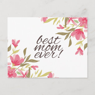 Best Mum Ever Mother's Day   Postcard