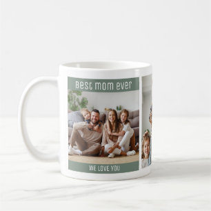 Best Mum Ever Mothers Day Sage Green Photo Coffee Mug