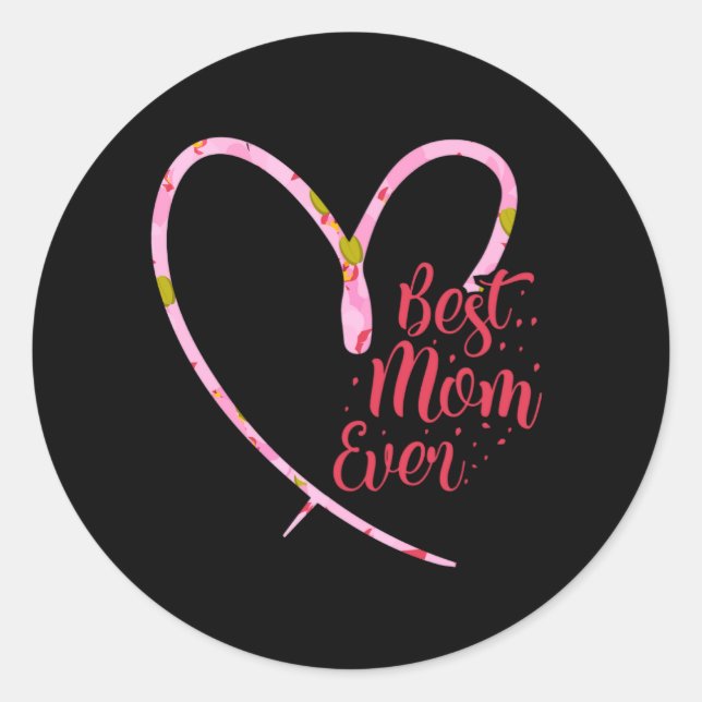 best mum ever mother's day Sticker (Front)