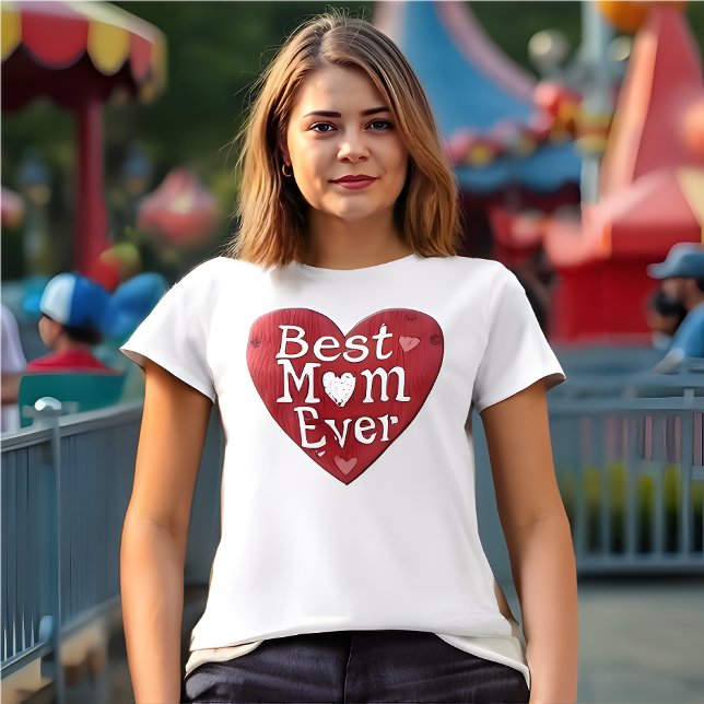 Best Mum Ever Mother's Day T-Shirt (Best Mom Ever - Retro-Inspired Mother's Day T-Shirt.  Celebrate motherhood everyday. )