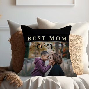 Best Mum Ever Mother's Day Throw Pillow