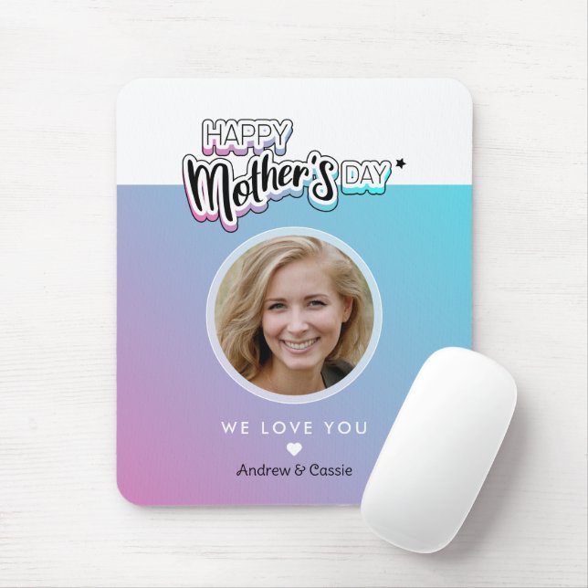 Best mum ever mouse pad (With Mouse)
