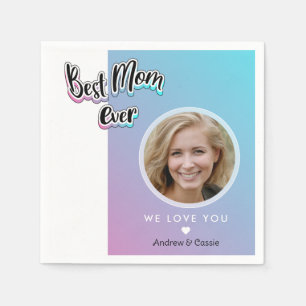 Best mum ever napkin