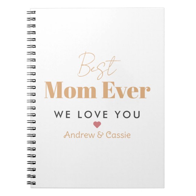 Best mum ever notebook (Front)
