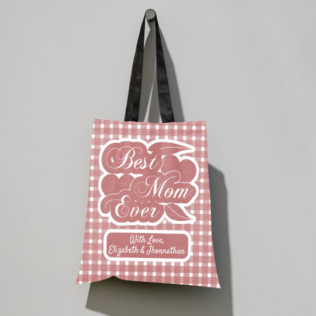 Best Mum Ever Pale Maroon Mother's day  Tote Bag (Creator Uploaded)