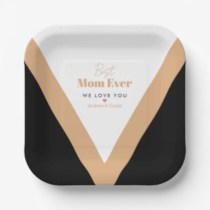 Best mum ever paper plate