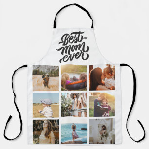 Best Mum Ever Personalised 12 Photo Collage Apron