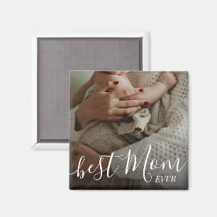Best Mum Ever Personalised Mother's Day Photo Magnet