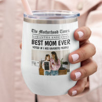 Best Mum Ever Personalised Newspaper Photo