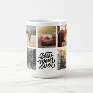 Best Mum Ever Personalised Photo Collage Magic Mug