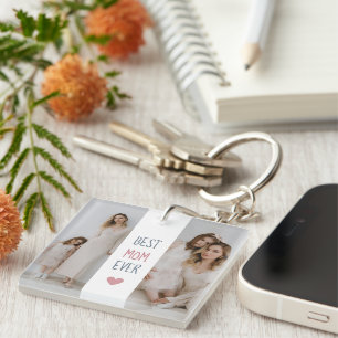 Best Mum Ever – Personalised Photo Keychain