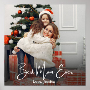 Best Mum Ever Personalised Photo Poster