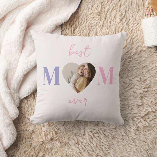 Best Mum Ever Personalised Pillow – Custom Photo (Blanket)
