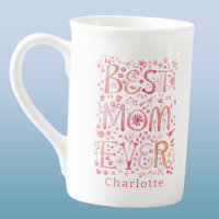 Best Mum Ever Personalised Watercolor
