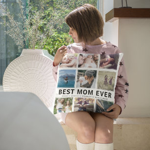 Best Mum Ever Photo Collage Keepake Cushion