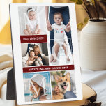 Best Mum Ever Photo Collage Mother's Day Plaque<br><div class="desc">Create your own Best Mum Ever 5 Photo Collage Plaque! Personalised with your own text. You can further customise this design by selecting the "Edit Details" button.</div>